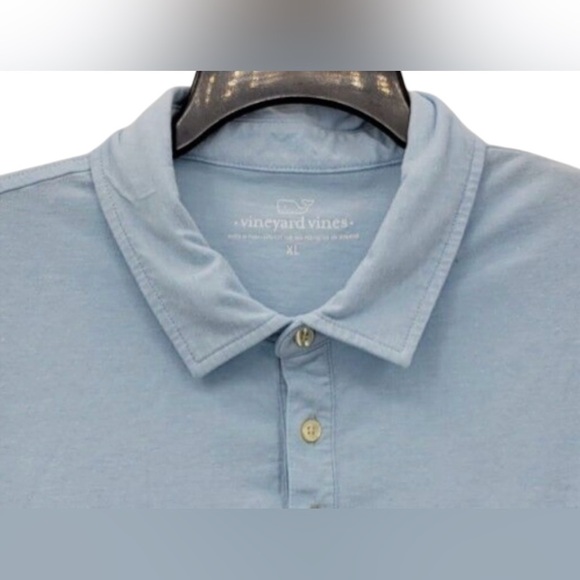 Men’s Vineyard Vines Light Blue Short Sleeve Polo Shirt: Golf: XL - Picture 3 of 7